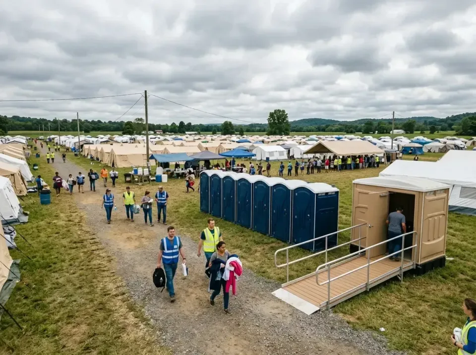 disaster-relief-camp-restrooms-010 — frequently asked questions, Dumpster & Portable Bathrooms Rental in Wallburg, NC